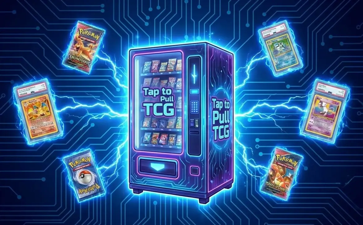 pokemon card vending machine