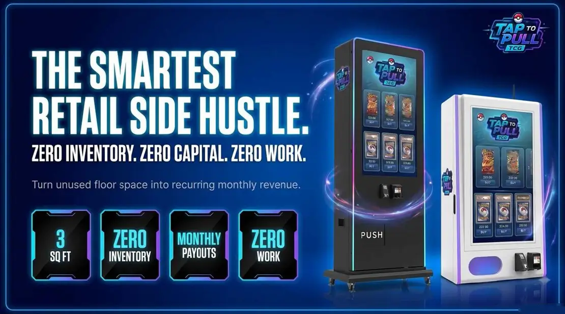 trading card vending machine